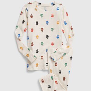 Gap Kids 100% Organic Cotton Skull PJ Set - Size 8